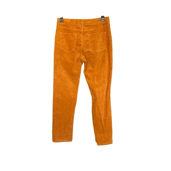 St. John Bay Corduroy Straight Leg Pants pumpkin color size 12 EUC - Picture 3 of 14